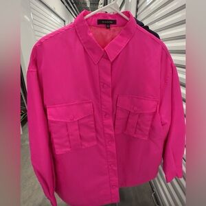 Vibrant Pink Women's Utility Jacket